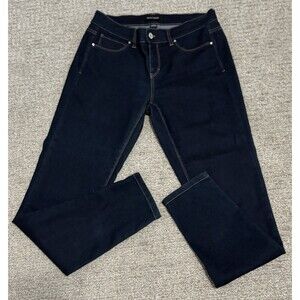 White House Black Market The Skinny Jeans Womens Size S Stretch Dark Wash Blue
